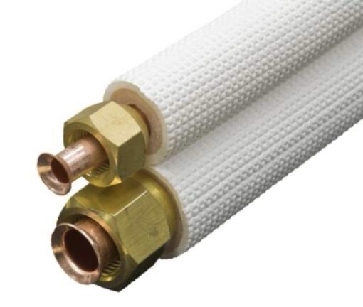 Aircotube koelleiding geisoleerd flare leidingset Ø 1/4" x 3/8" (rol van 10 meter) FS2310